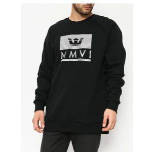Supra Crown Logo Crewneck Sweatshirt – Black S – NWT